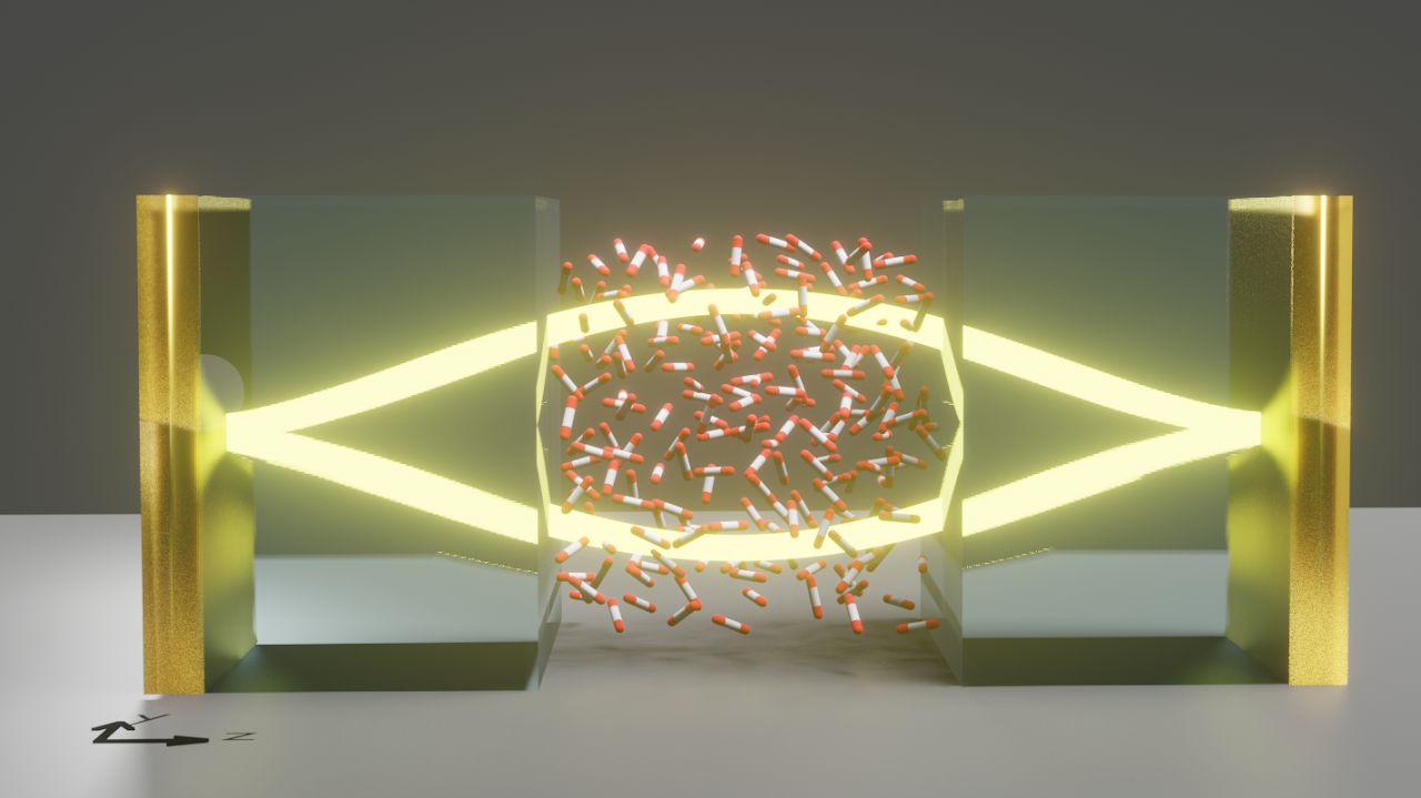 Cavity molecular dynamics